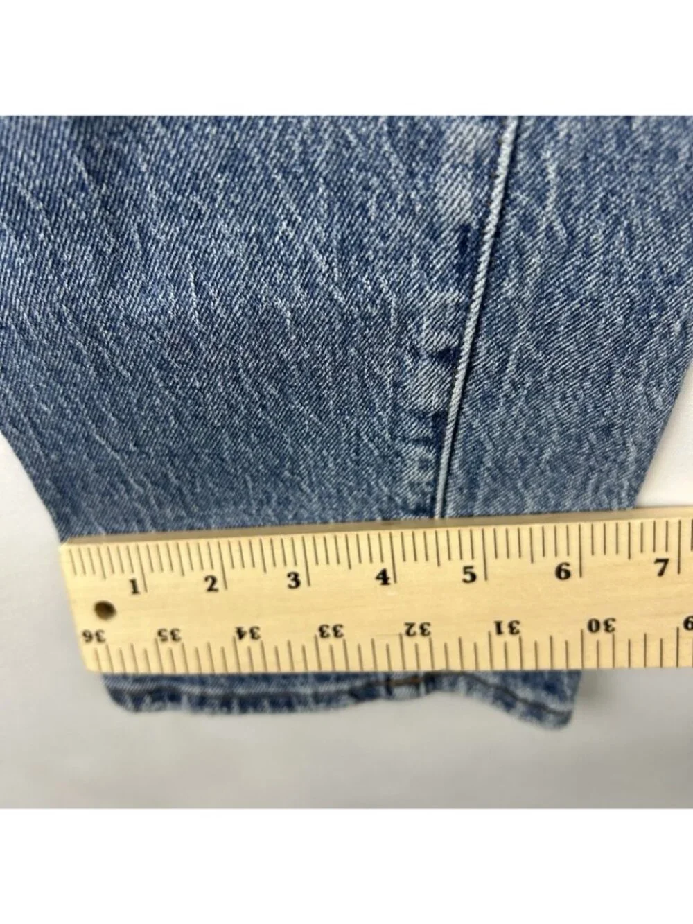 Madewell Womens High Rise Classic Straight Leg Jeans Size 25 Blue Preppy Casual - Picture 9 of 16